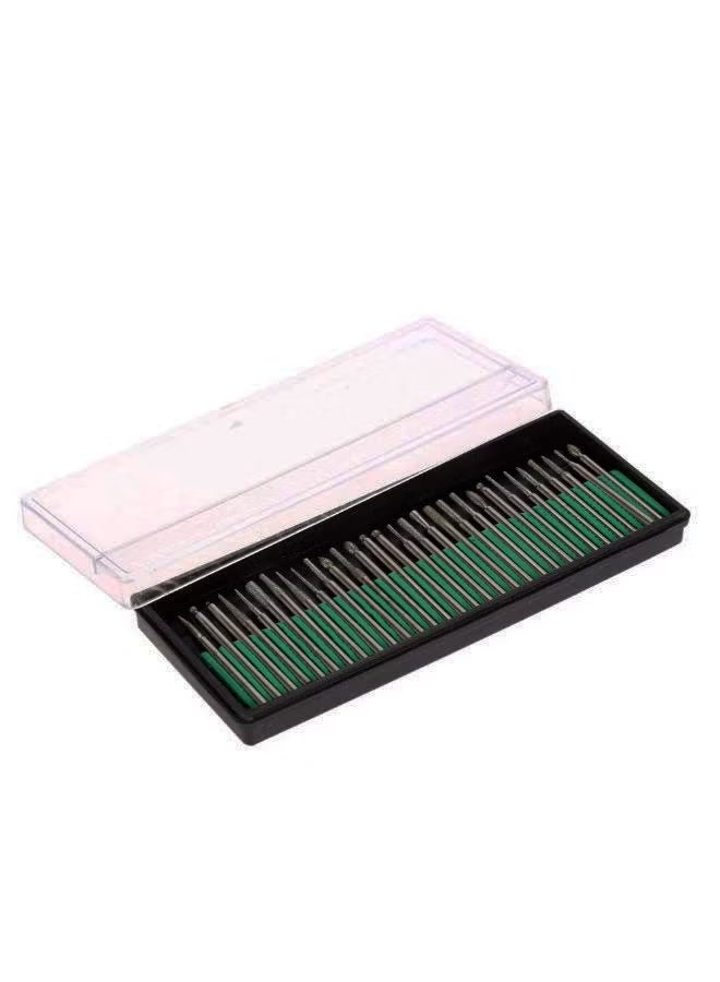 30 قطعة الماس المطلي بالكهرباء طحن رأس مجموعة 3mm - Image 3